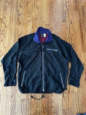 Vintage Nike ACG Windbreaker Jacket Mens Black Purple Grey 90's RARE Y2K  L